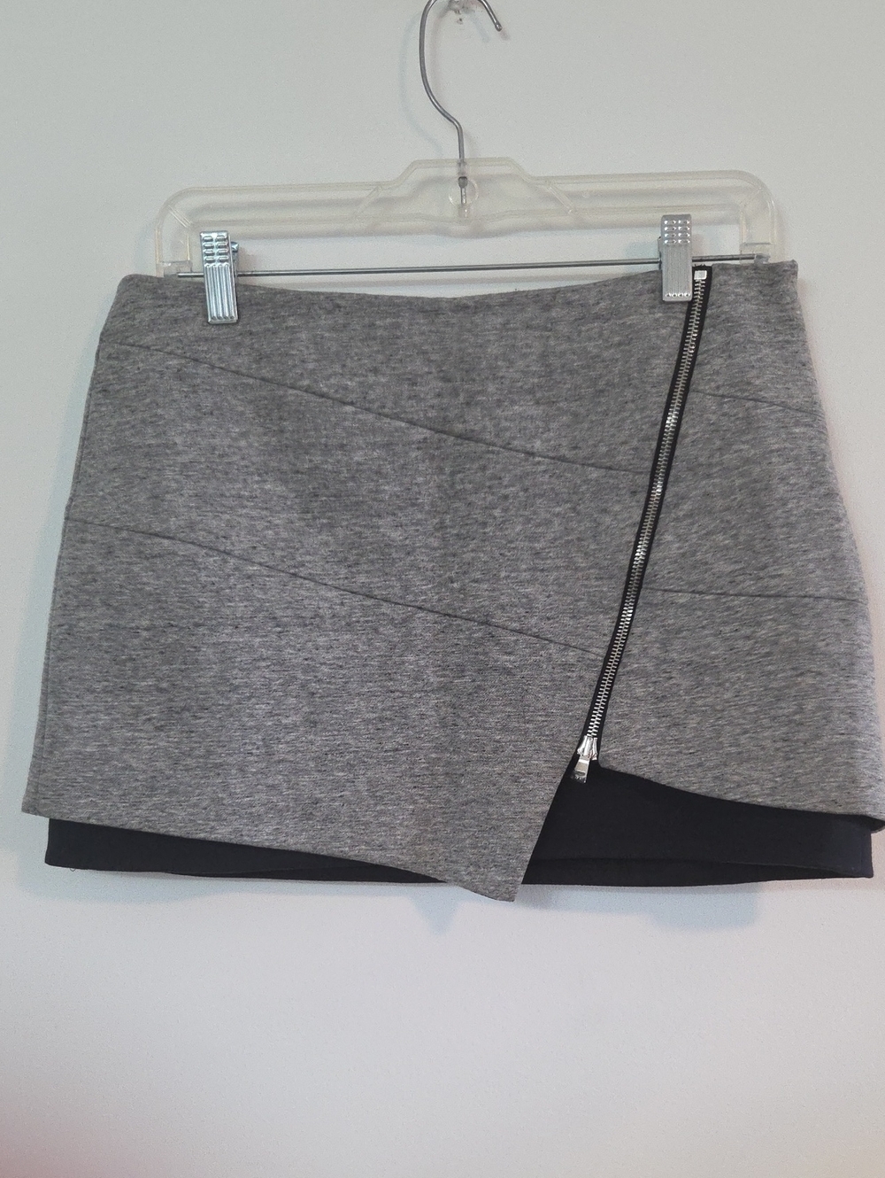 Intermix cotton blend asymetrical mini skirt Sz S